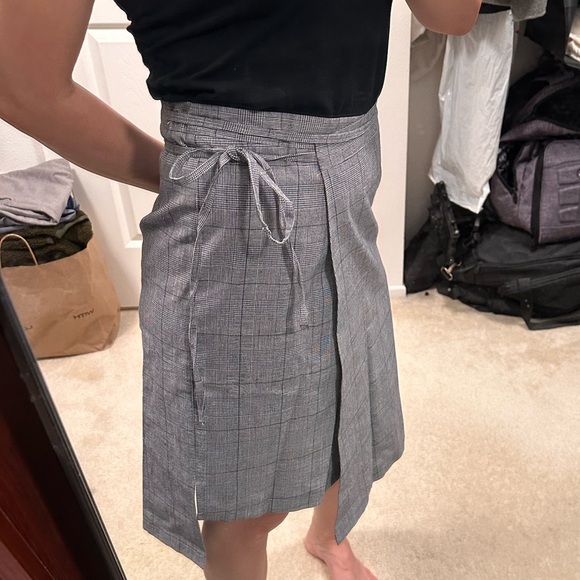 Gray string waist skirt - Picture 2 of 7